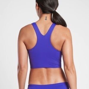 Athleta Conscious Crop Blue M